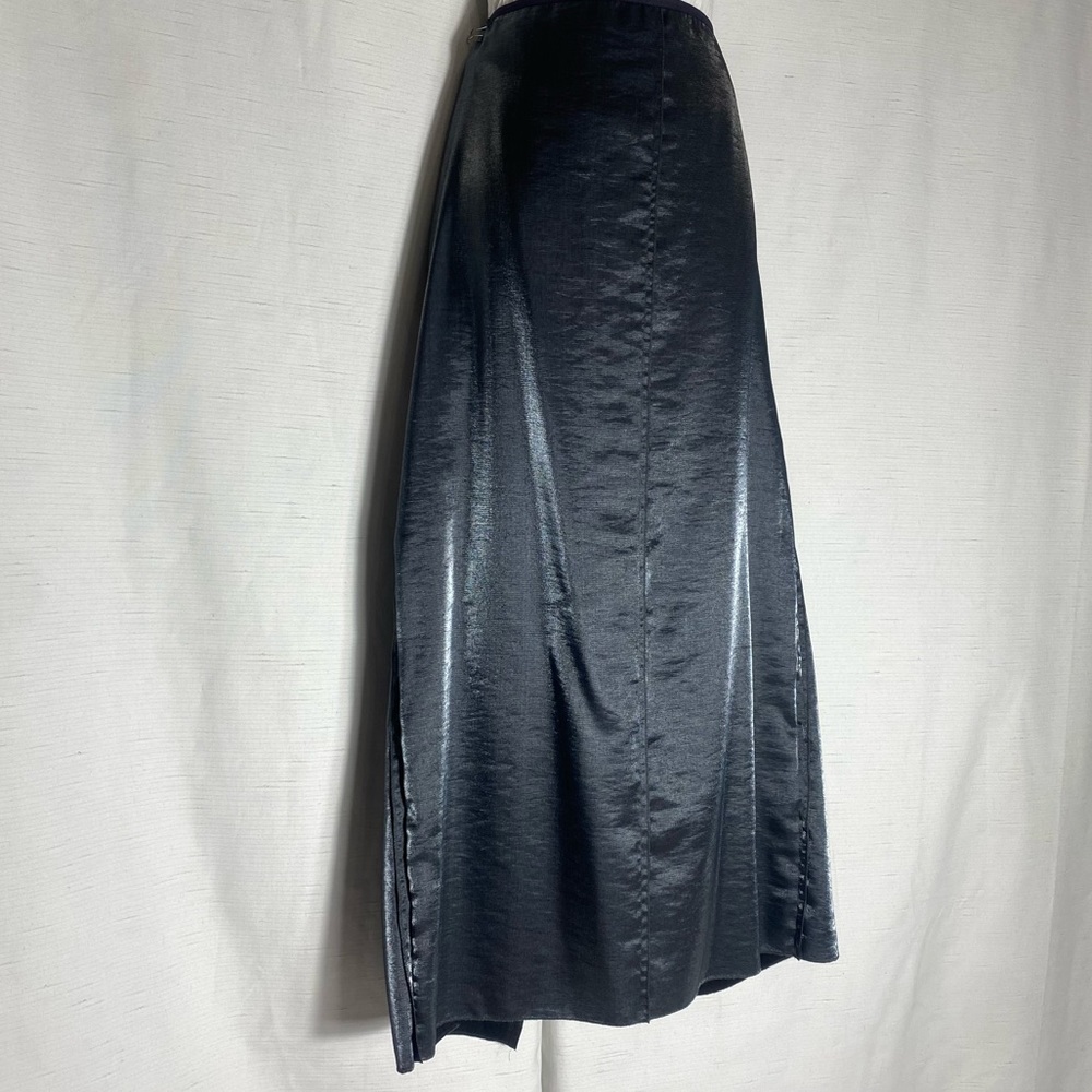 Zara Metallic Pencil Skirt Blogger Favorite Size M - Picture 4 of 14